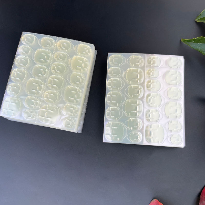 10 Sheets Double Side Glue Nail Sticker for Press on Nail Sticky Tabs Jelly Adhesive Tabs Nail Glue