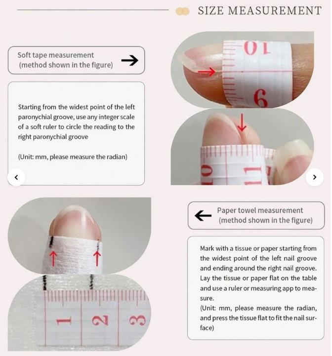 DIAMOND RIBBON HANDMADE NAIL